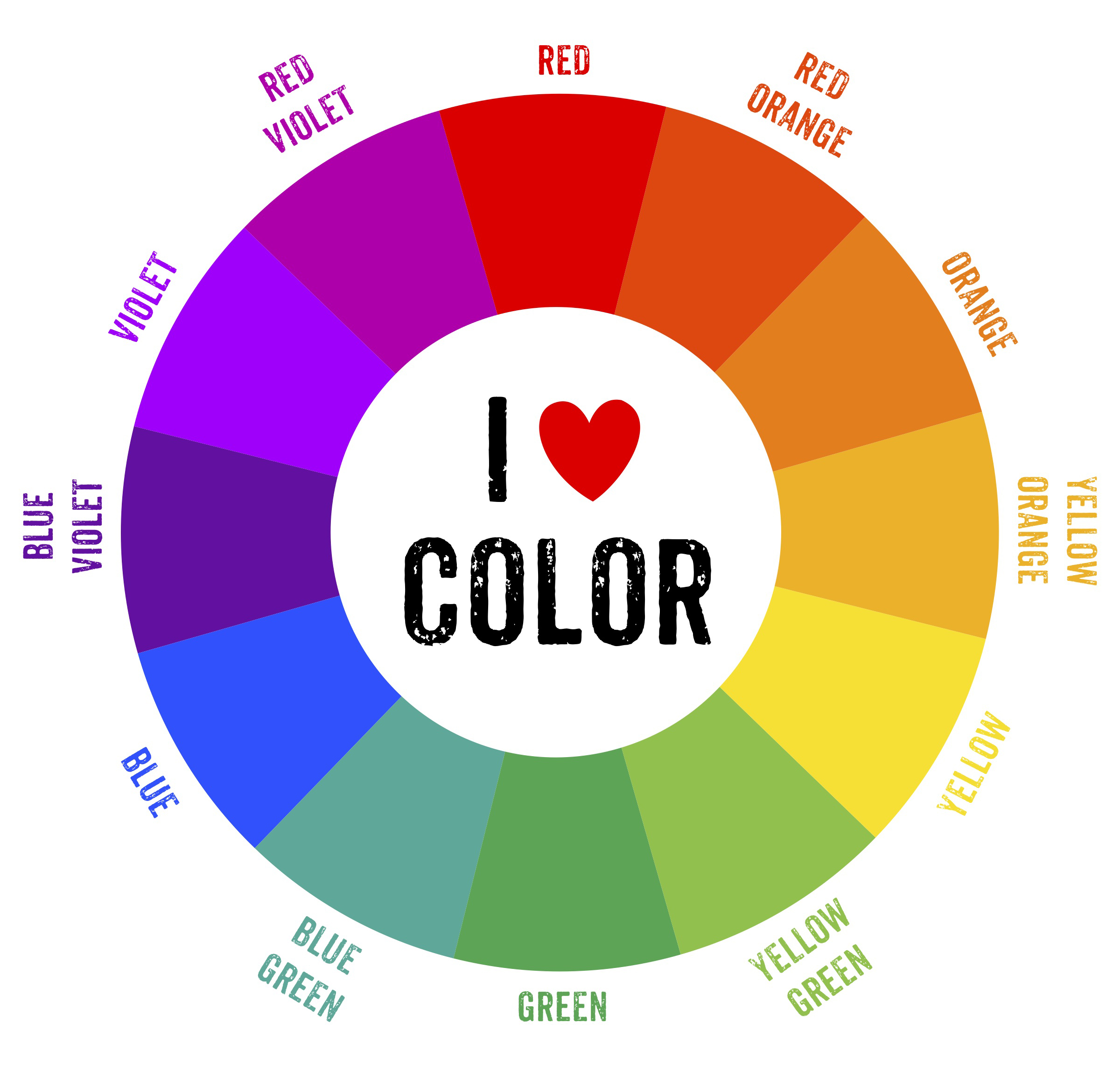 Fall Color Wheel Chart